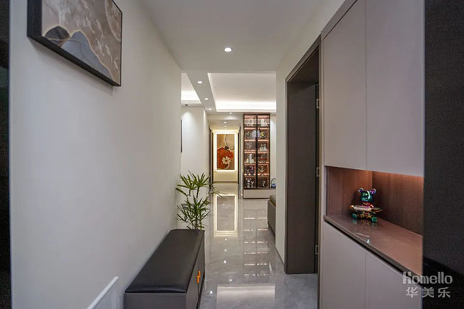 108㎡四居，互通式橫廳+人性化軟裝搭配，打造經(jīng)典不衰雅居